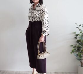 15 essential wardrobe items fashion for women over 50, Animal print blouse