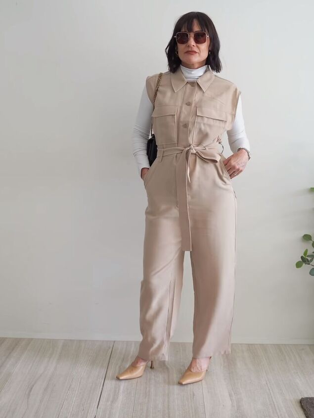 15 essential wardrobe items fashion for women over 50, Utilitarian jumpsuit