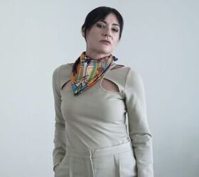 15 essential wardrobe items fashion for women over 50, Silk scarf