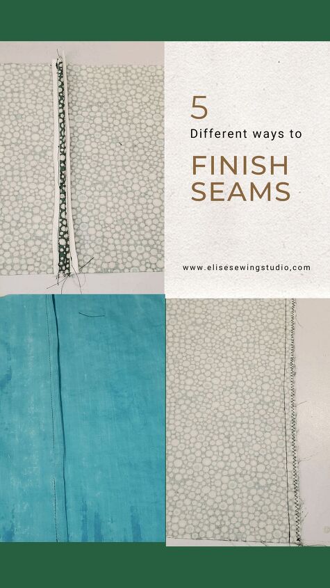 how to finish seams elise s sewing studio, 5 Different ways to finish seams