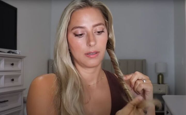 testing tiktok hacks do these viral trends actually work, Twisting sections of hair