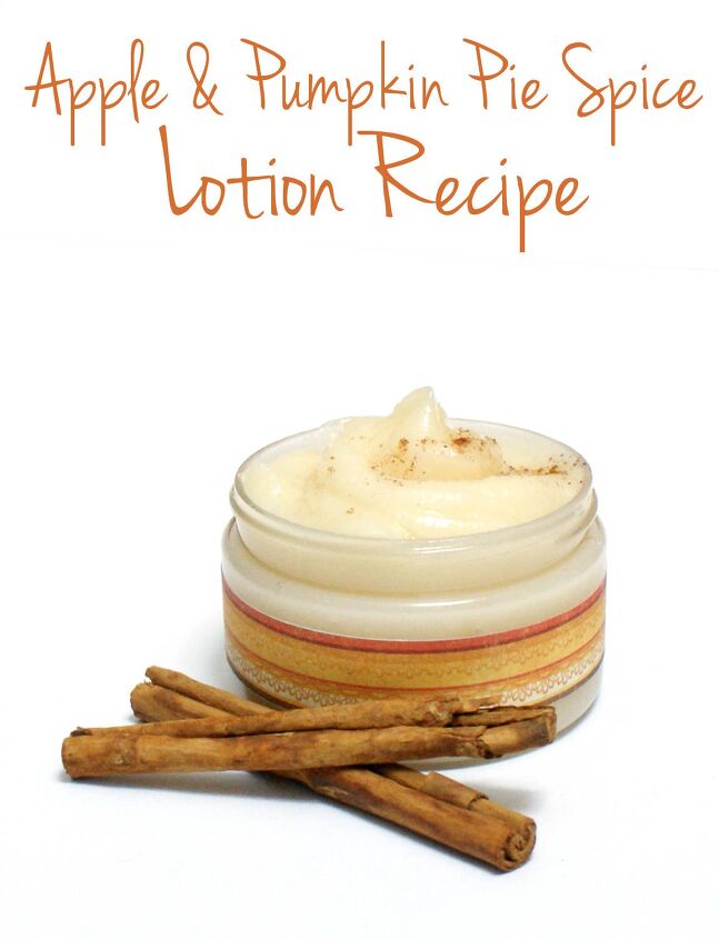 homemade apple pumpkin spice lotion recipe