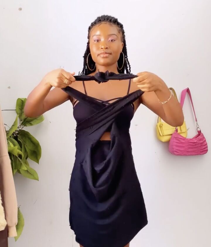 fake an expensive dress with this t shirt hack