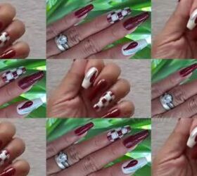 How to Do Quick & Simple Red & White Nail Art