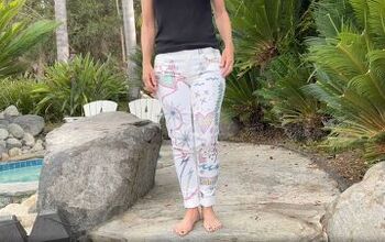 Learn How to Refashion Old White Jeans Into Fun and Trendy Pants