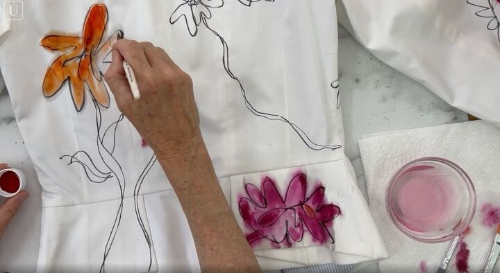 How to Paint on Fabric and Create a One of a Kind Jacket! | Upstyle