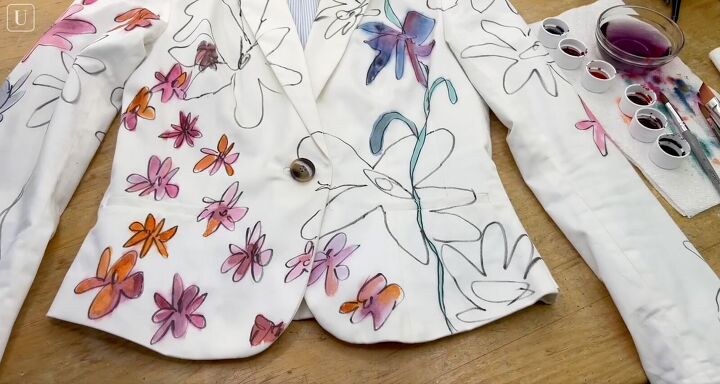 How to Paint on Fabric and Create a One of a Kind Jacket! | Upstyle