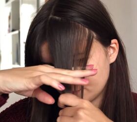 How to Do Faux Bangs Using Your Own Hair & 2 Bobby Pins | Upstyle