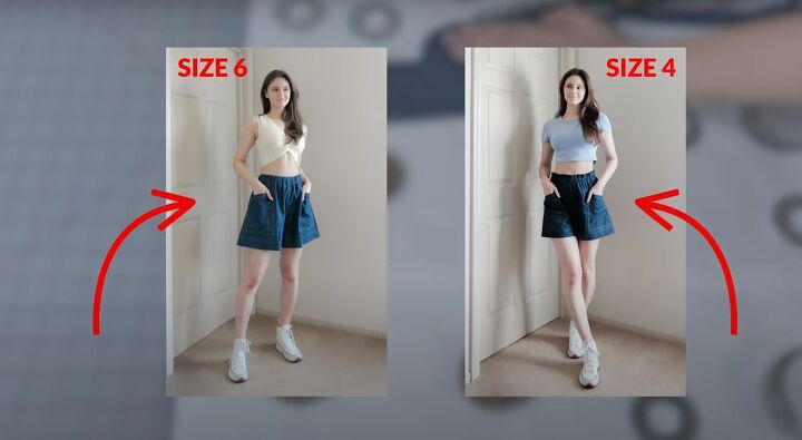 how to sew high waisted wide leg shorts for summer beyond, Different sizes for the wide shorts