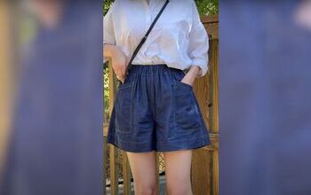 How to Sew High-Waisted, Wide-Leg Shorts for Summer & Beyond