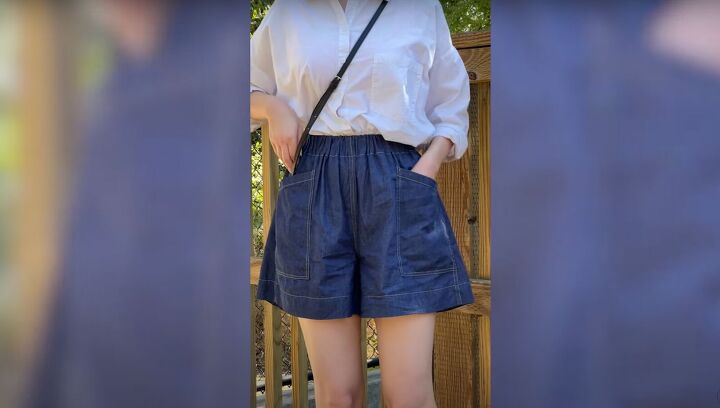 how to sew high waisted wide leg shorts for summer beyond, How to sew wide shorts