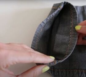 7 smart sewing hacks for beginners how to fix clothes with style, How to shorten jeans