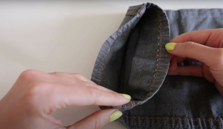 7 smart sewing hacks for beginners how to fix clothes with style, How to shorten jeans