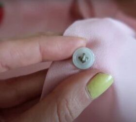 7 smart sewing hacks for beginners how to fix clothes with style, Stitching across the button