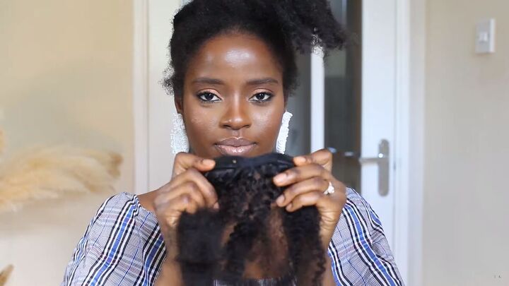 3 cute easy quick natural hairstyles with or without extensions, Clip in hair extensions