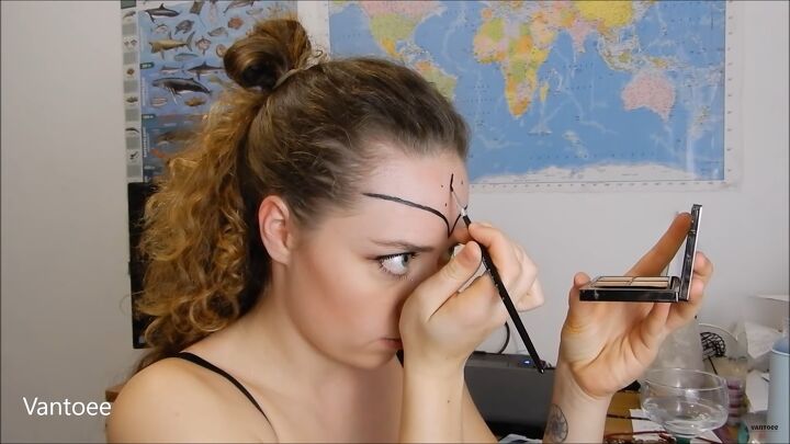 how to do fun wonder woman makeup for halloween, Wonder Woman makeup tutorial