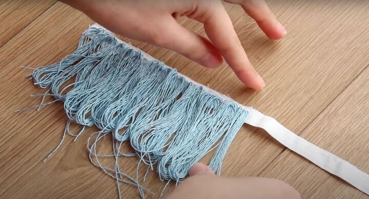 how to make fringe trim add it to your clothes for a nautical look, How to make a DIY fringe trim
