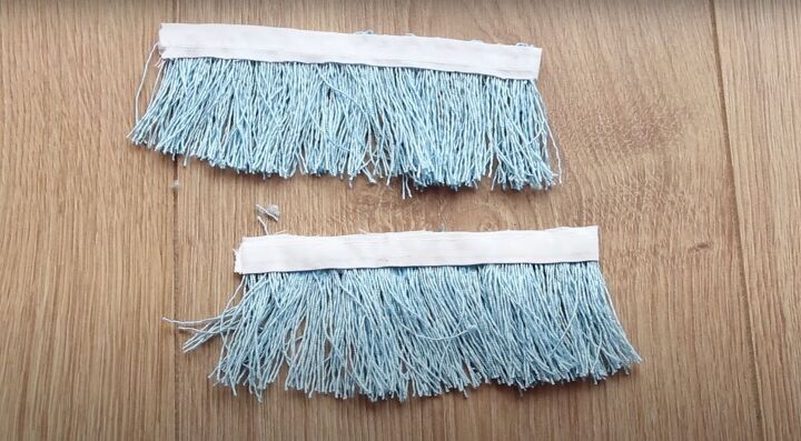 how to make fringe trim add it to your clothes for a nautical look, Tidying up the DIY fringe