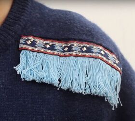 how to make fringe trim add it to your clothes for a nautical look, How to make fringe