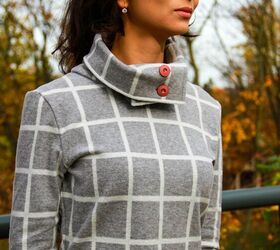 how to sew women s autumn dress with pockets collar lucky you, THE PATTERN FOR WOMEN S AUTUMN DRESS LUCKY YOU