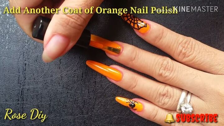 how to do fun spider web nail designs for halloween, How to do Halloween nails