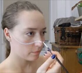 Grab some black and white face paint and pull off this 10-minute, super-spooky makeup look just in time for Halloween!