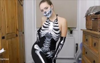 How to Do Easy DIY Skeleton Makeup For Halloween