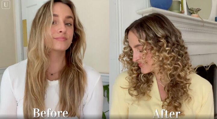 how to use straws for curling hair overnight heatless curls tutorial, Heatless curls overnight using straws