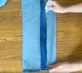 2 DIY Jean Redesigns: Bling Rhinestone Trim & Cute Painted Daisies ...