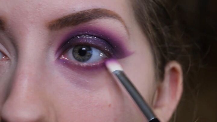 how to do intense purple vampy makeup for halloween, How to create a vampy makeup look