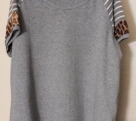 Quick Neck Alteration on a Raglan Tee! Upstyle