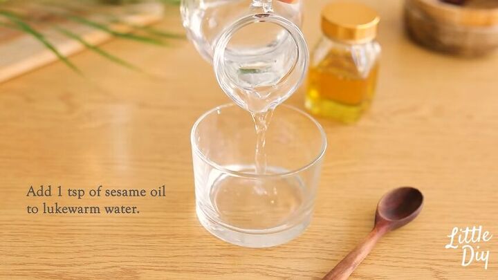 10 game changing beauty hacks and diy skincare recipes, Adding sesame oil to water