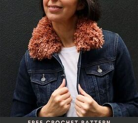 Crochet a Fur Collar for Your Denim Jacket