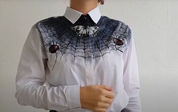 How to Paint a Spooky Spiderweb Shirt for Halloween