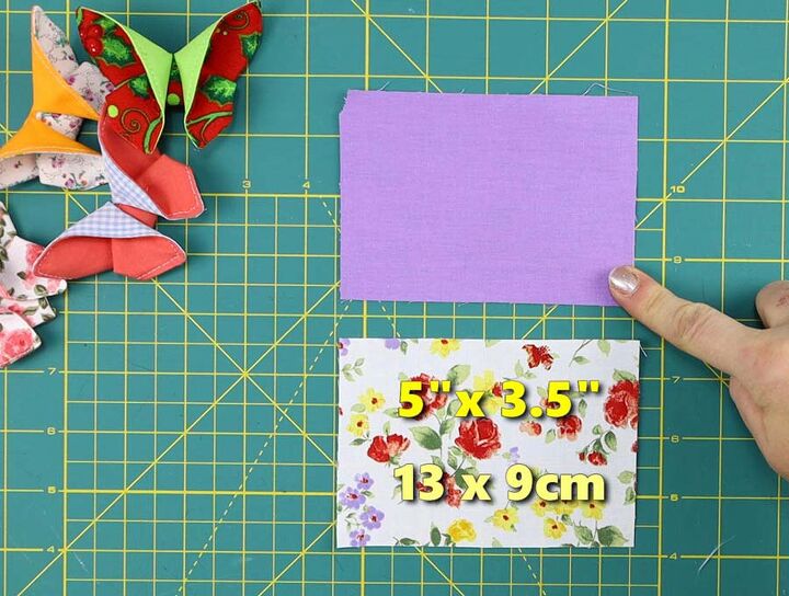 how to make fabric butterflies in minutes