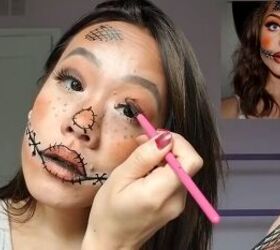 Create Cute Halloween Scarecrow Makeup With This Easy Tutorial