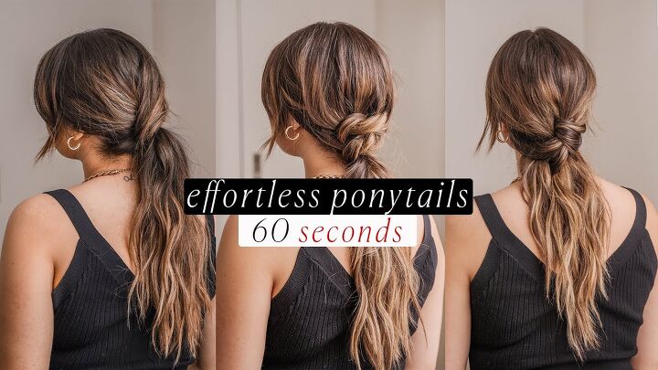 how to create 3 attractive ponytail hairstyles, Three attractive ponytail hairstyles