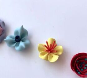 How to Make Beautiful Colorful Clay Flowers