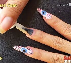 Halloween Eyeball Nail Art in 6 Easy Steps Upstyle