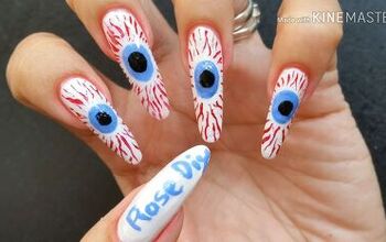 Halloween Eyeball Nail Art in 6 Easy Steps