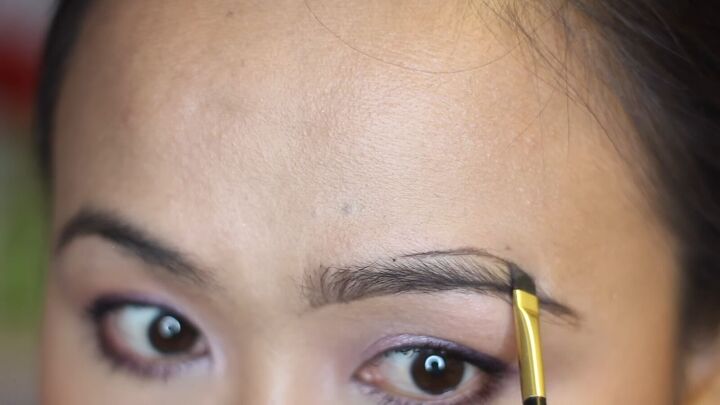 diy easy eyebrow tutorial, Filling in brows