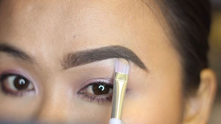 diy easy eyebrow tutorial, Cleaning up brows