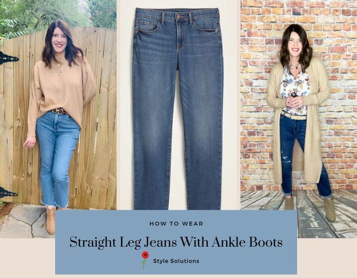 fall styling tips for straight leg jeans
