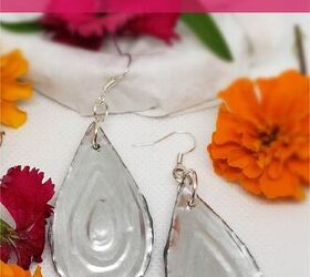 How To Make Upcycled Embossed Metal Earrings From Aluminum Cans