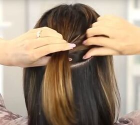 6 easy heatless hairstyles to try at home, Making ponytail