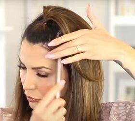 6 easy heatless hairstyles to try at home, Smoothing baby hair