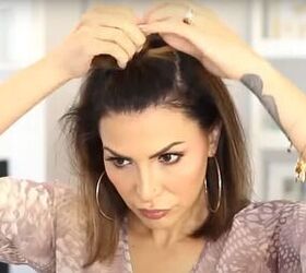 6 easy heatless hairstyles to try at home, Making bun