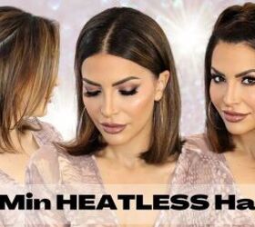 6 easy heatless hairstyles to try at home, Completed easy heatless hairstyles
