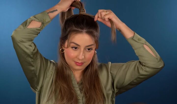 3 quick hairstyles to feel cute every day, Tying hair up