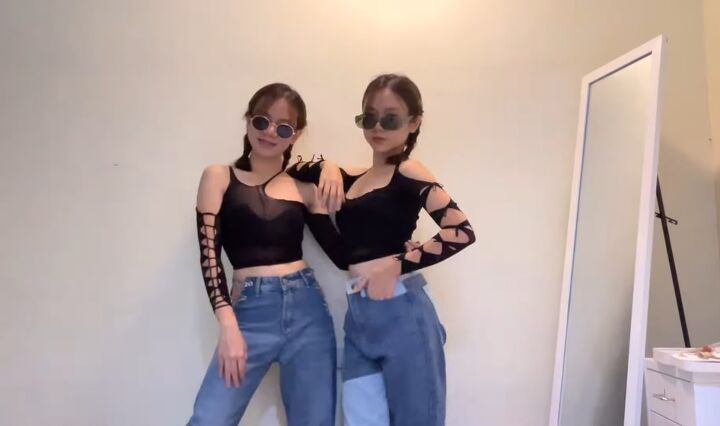 how to make cute diy crop tops from tights, Completed cute DIY crop tops